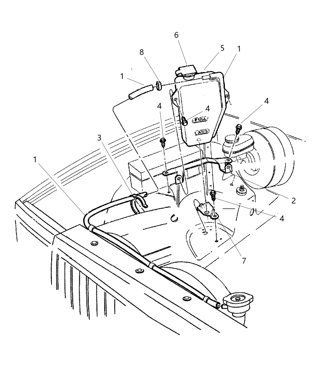 Mopar 52079493AC Bottle-DEGASSER