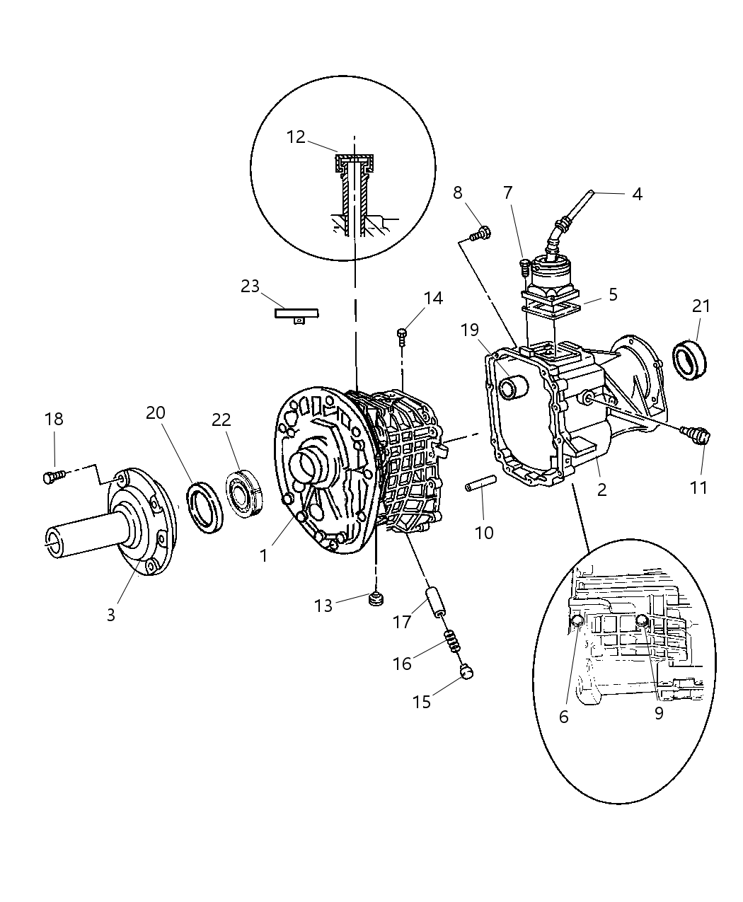 Mopar 5014483AA Housing-Transmission Rear