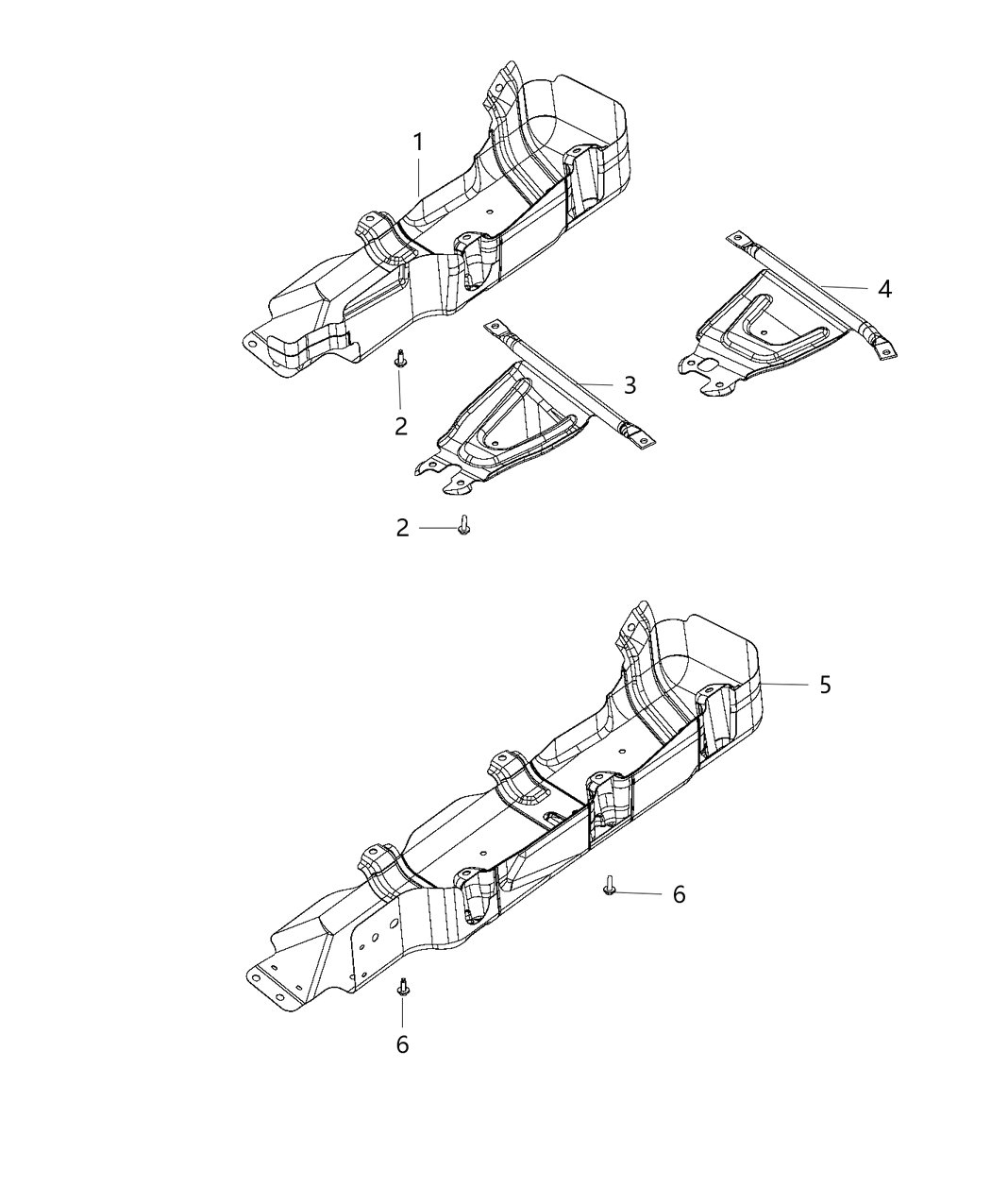 Mopar 68243665AB Shield-Transfer Case