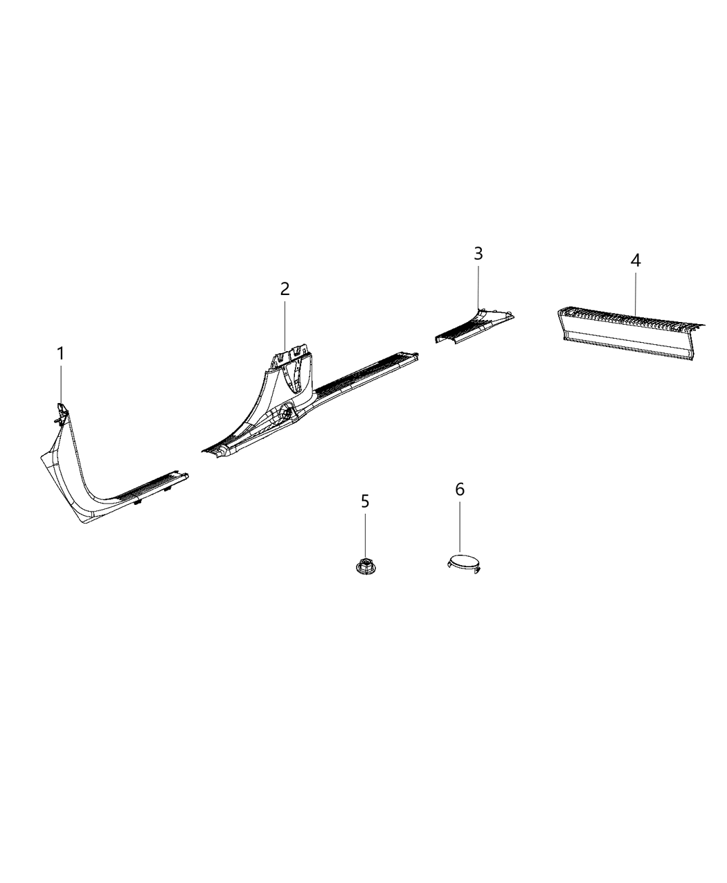 Mopar 5SP27DX9AC Plate-SCUFF