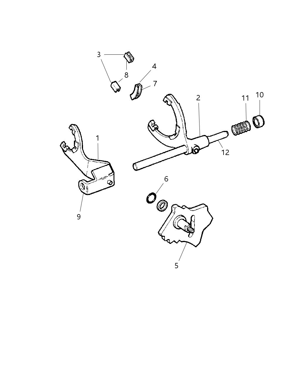 Mopar 5103302AA Rail-Transfer Case