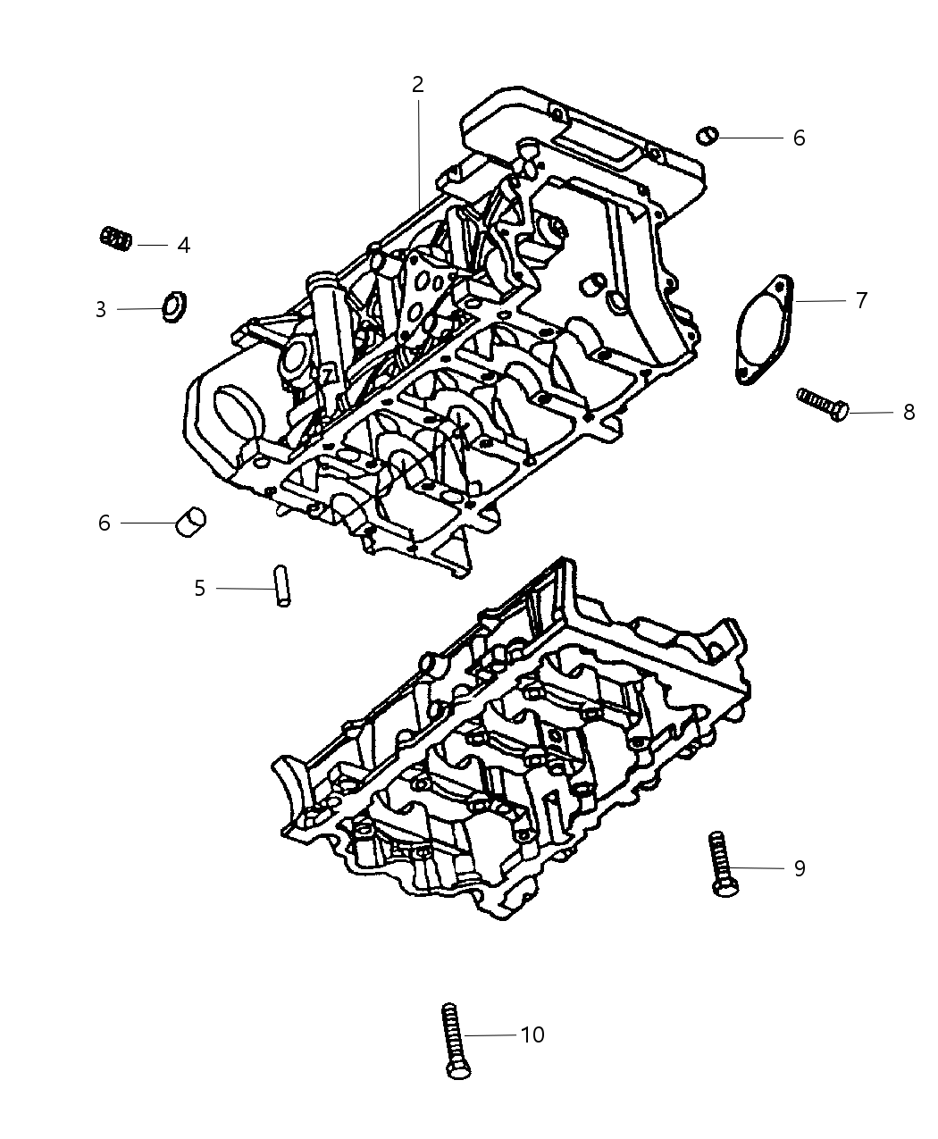 Mopar 5066616AA Gasket Pkg-Engine Lower