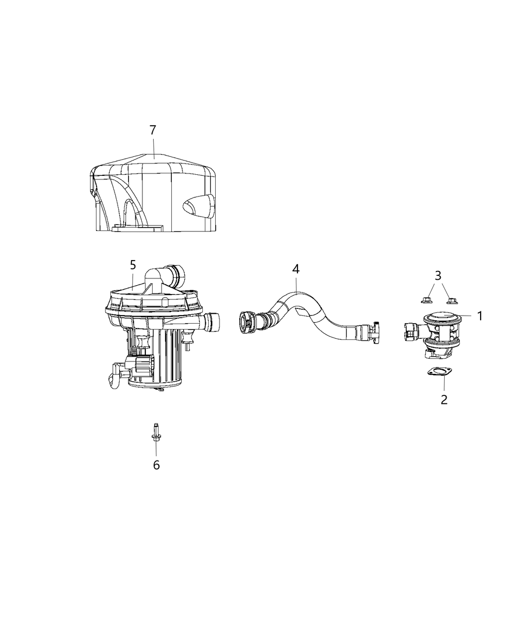 Mopar 4891959AB Cover-Air Pump Cover