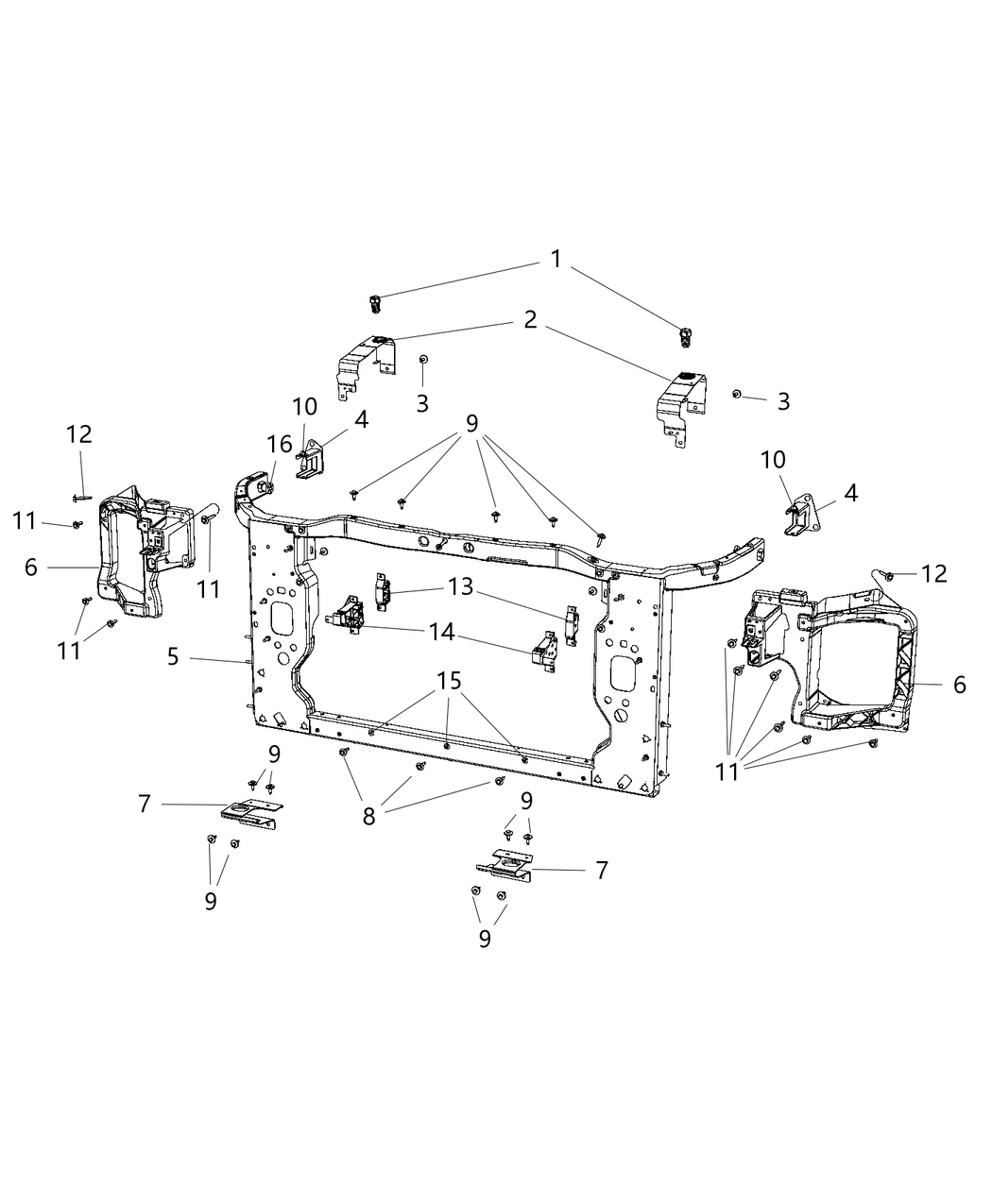 Mopar 68227689AA U Nut