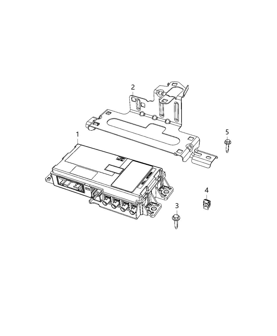 Mopar 68373927AA Bracket-Engine Control Unit