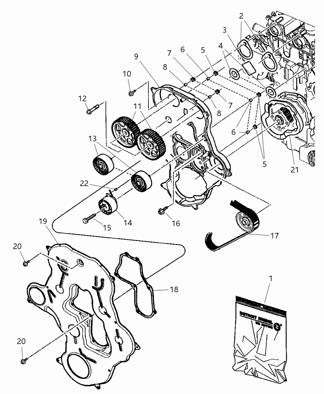 Mopar 5139028AA Belt-Timing