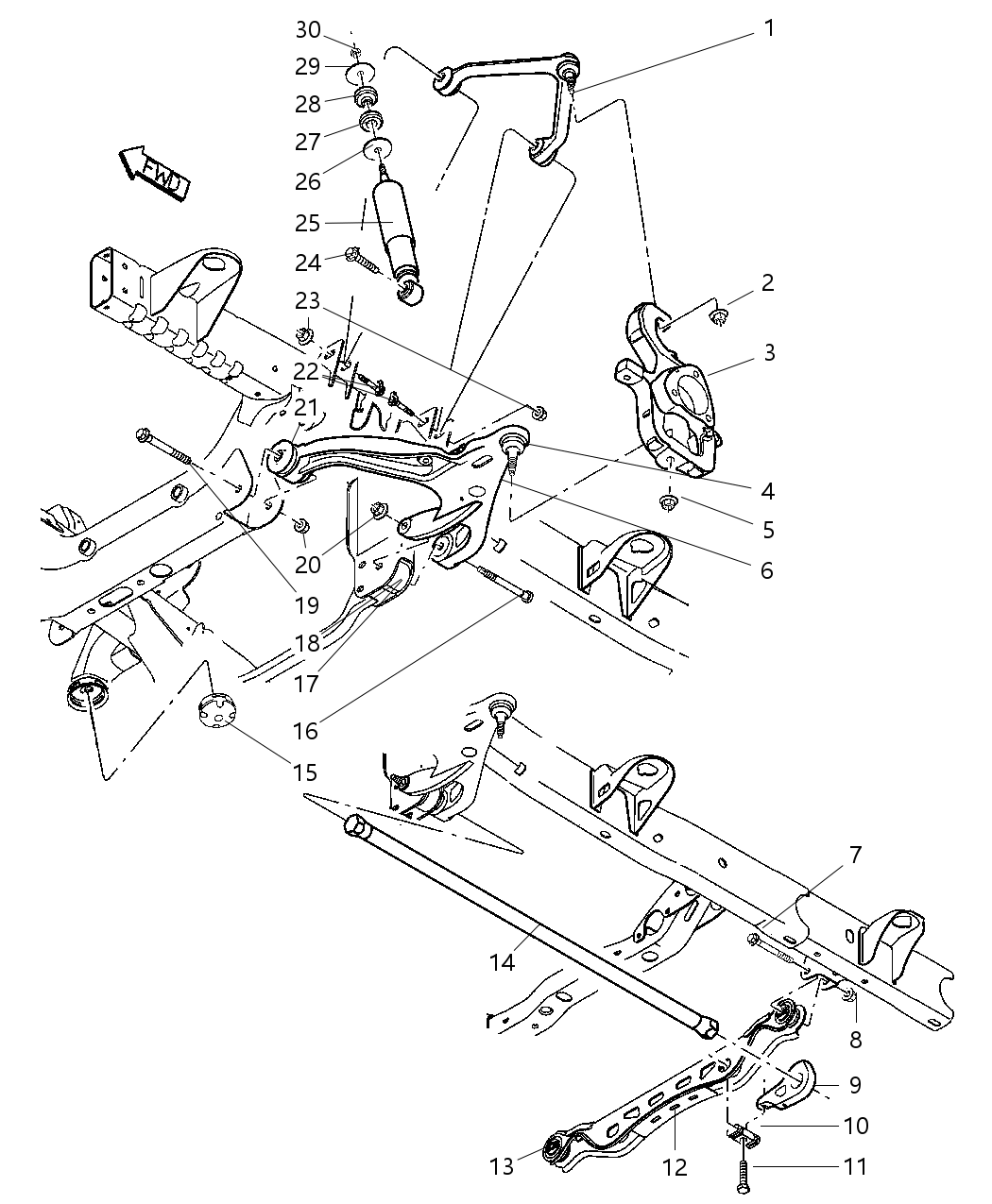 Mopar SG23392 ABSORBER-Suspension