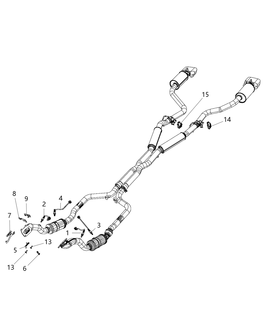 Mopar 68184951AA Bracket-Oxygen Sensor