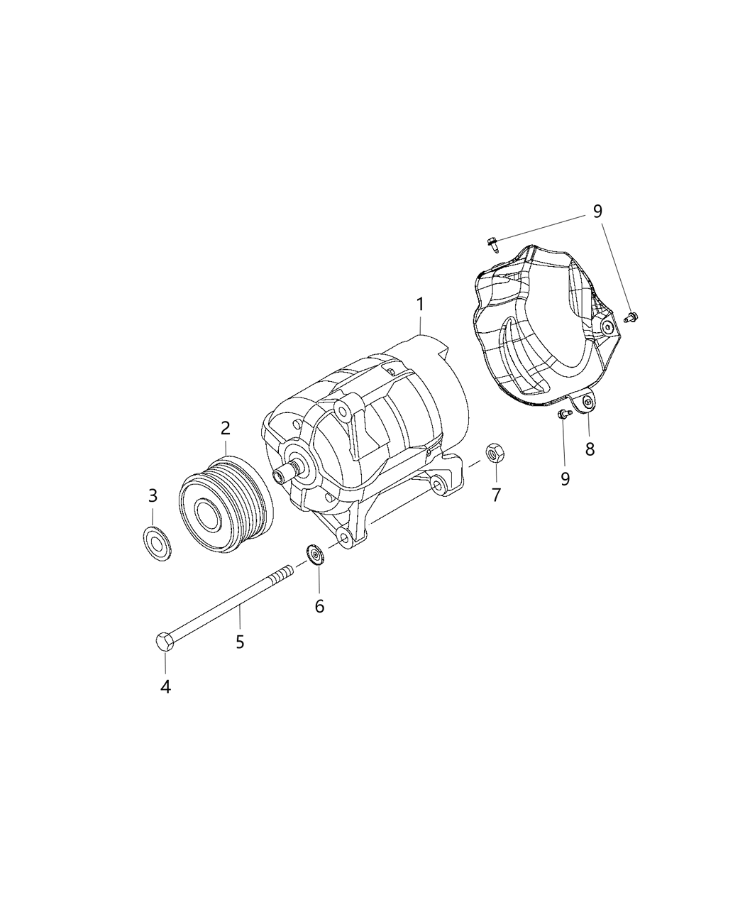 Mopar 68243344AA Bracket-Alternator