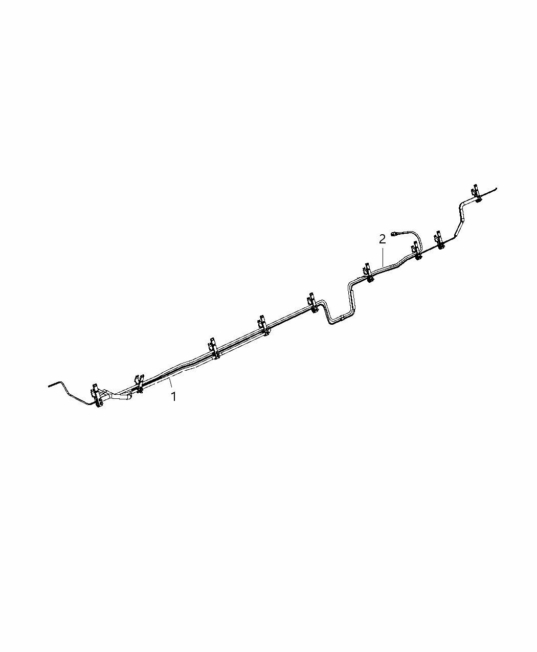 Mopar 52013612AE Tube-Fuel Supply And Vapor Line