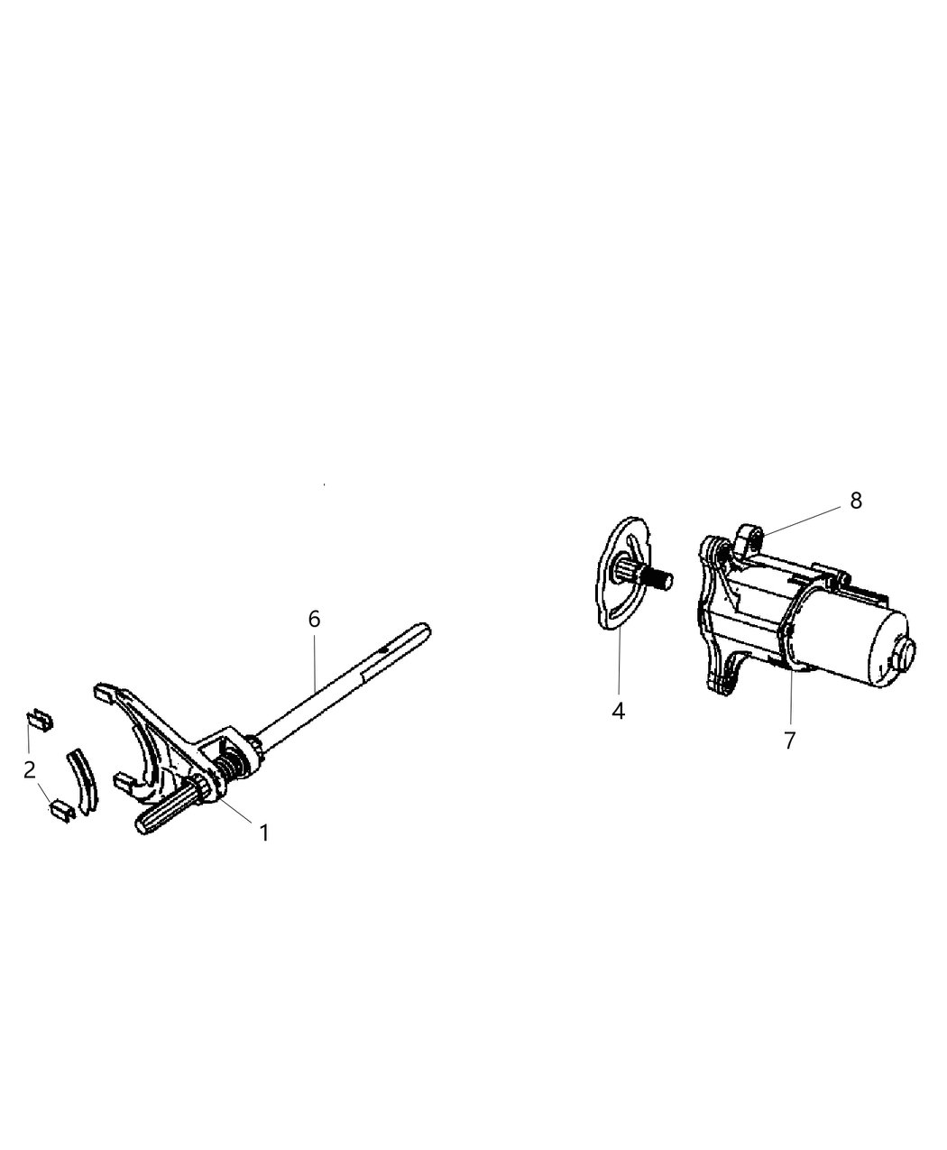 Mopar 68026921AA Rail-Transfer Case