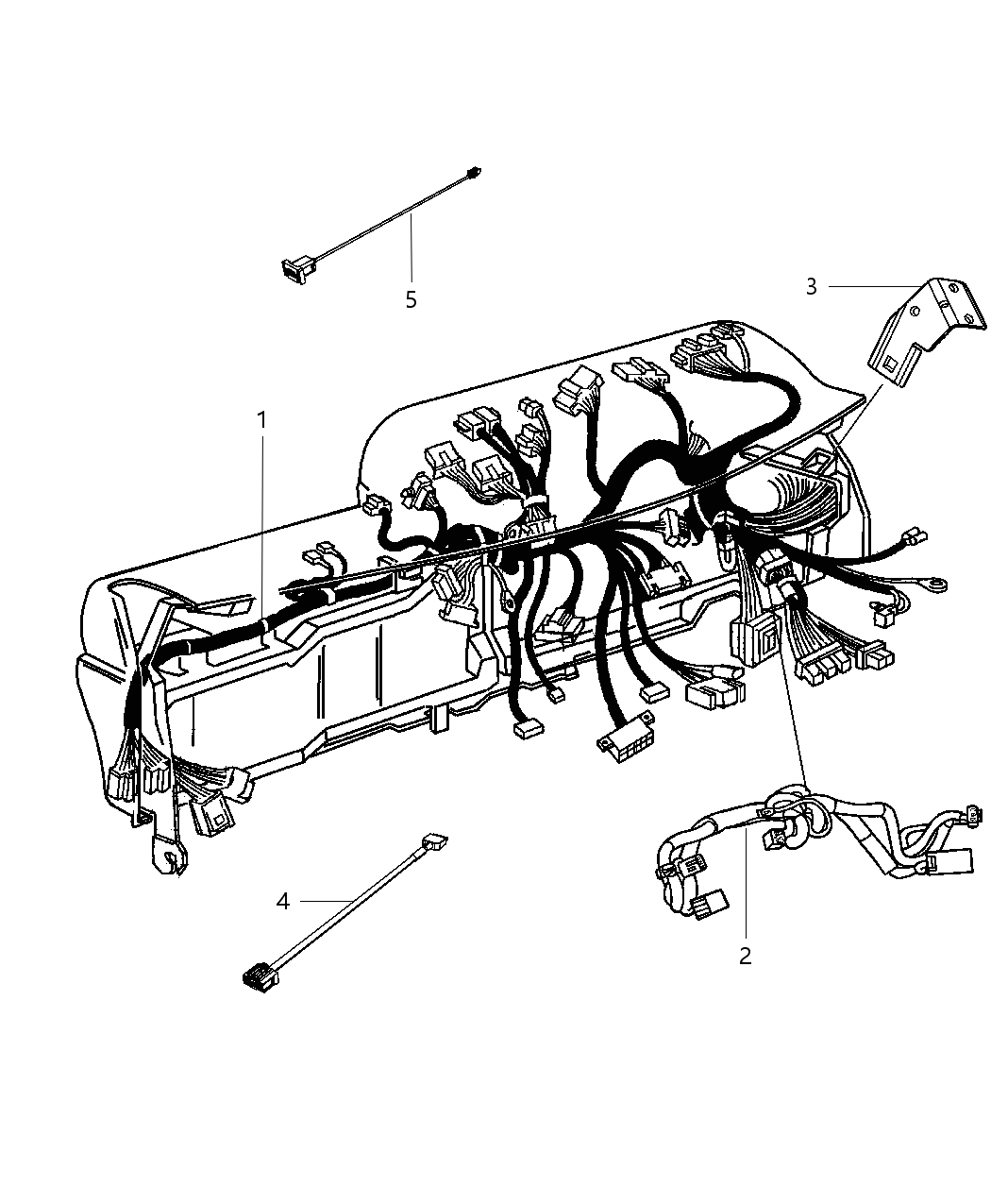 Mopar 68066210AC Wiring-Instrument Panel