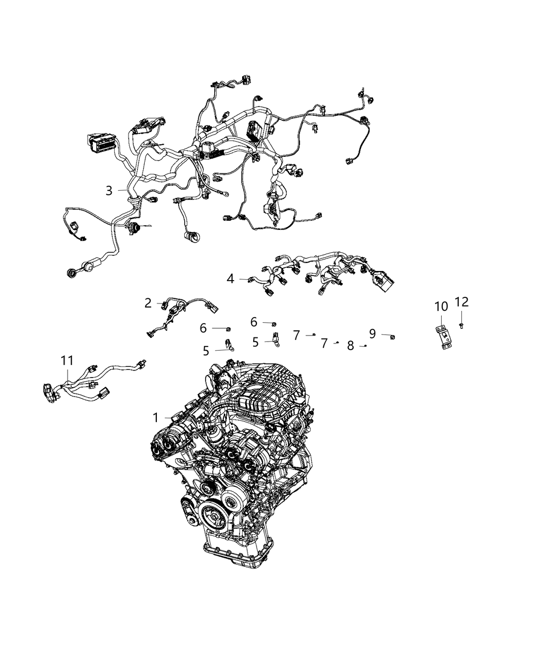 Mopar 68428606AB Engine