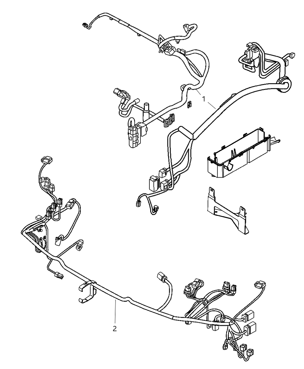 Mopar 5081006AC Wiring-HEADLAMP To Dash