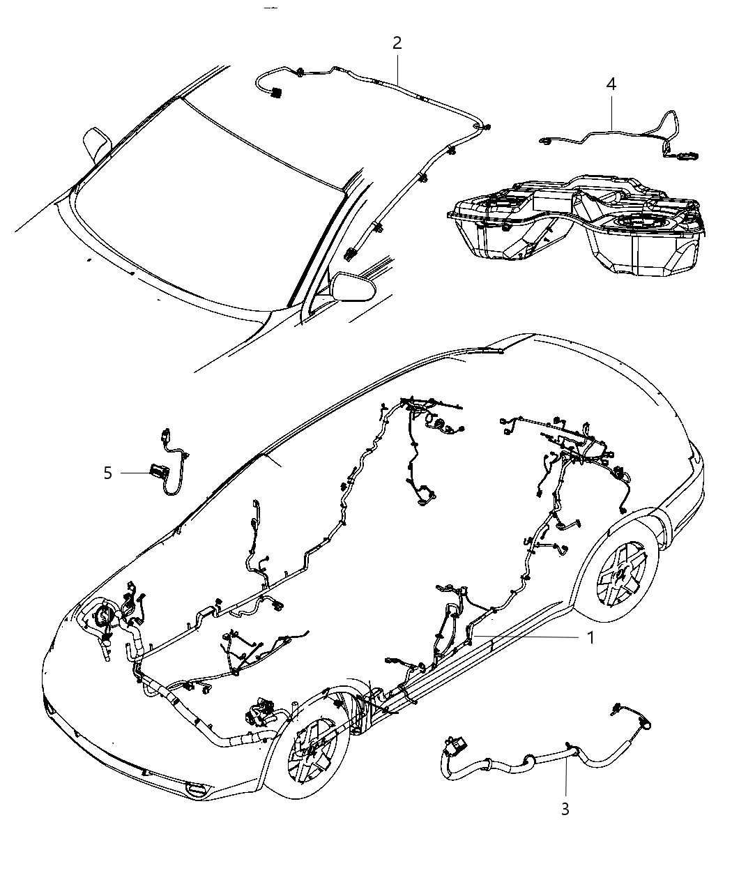 Mopar 68103108AB Wiring-Unified Body