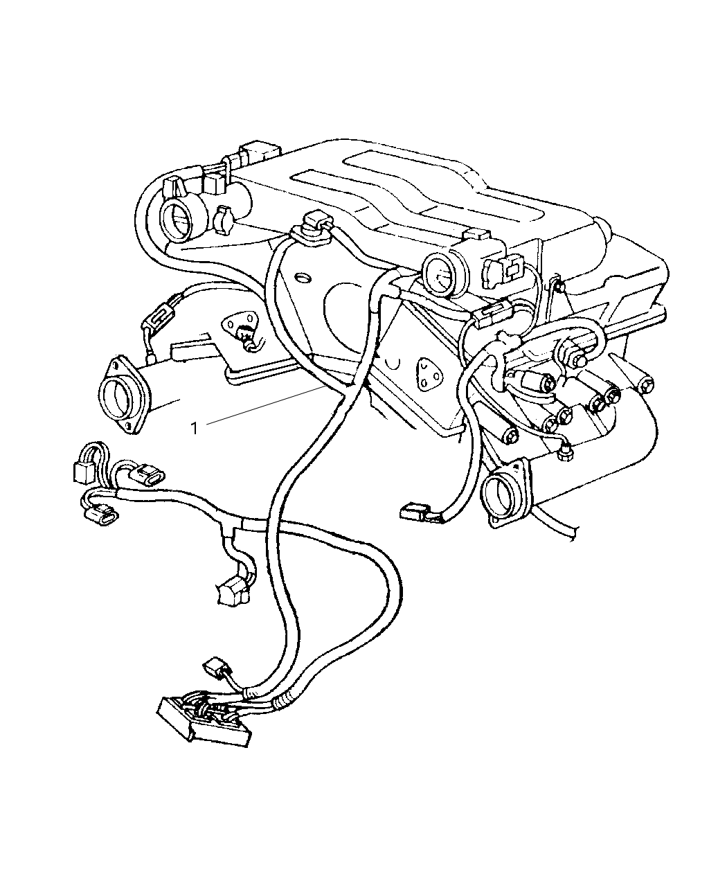 Mopar 4801700AE Wiring-Engine