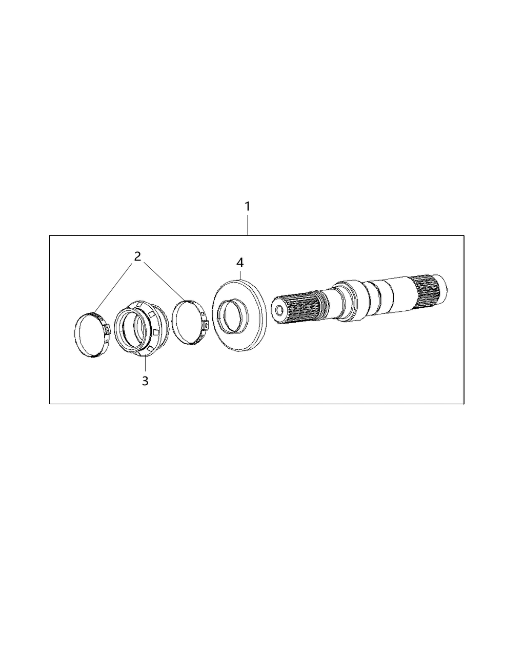 Mopar 68533574AA Shaft-Output