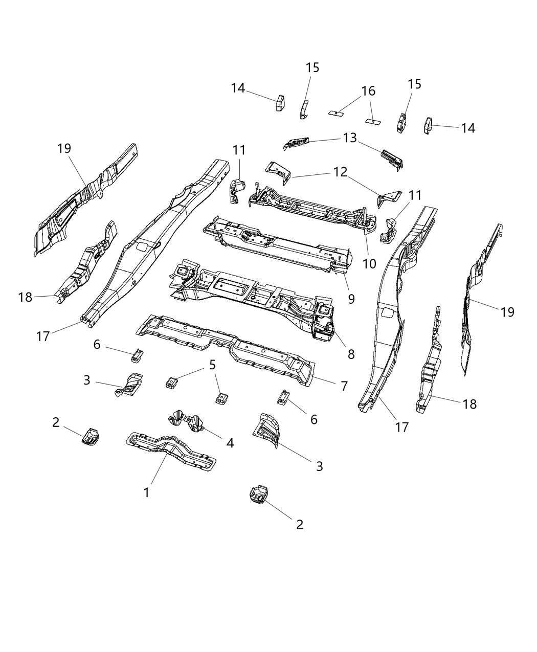 Mopar 55256276 Plate