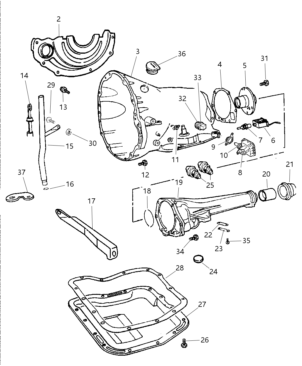 Mopar 52118600AB Case-Transmission