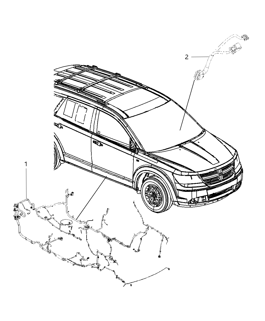 Mopar 68176383AD Wiring-Unified Body