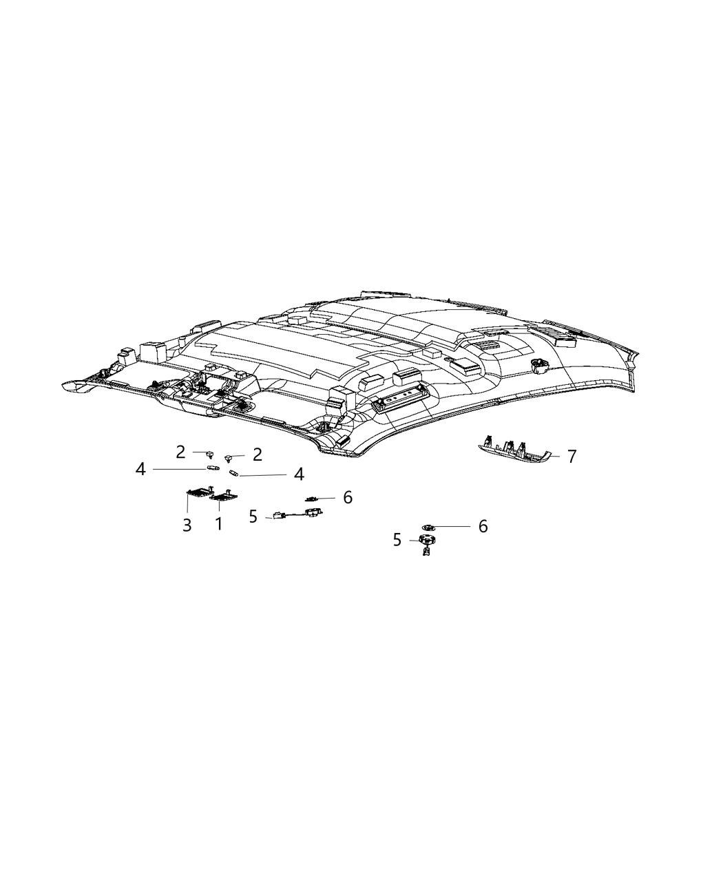 Mopar 5LP41DX9AA Bezel-Led