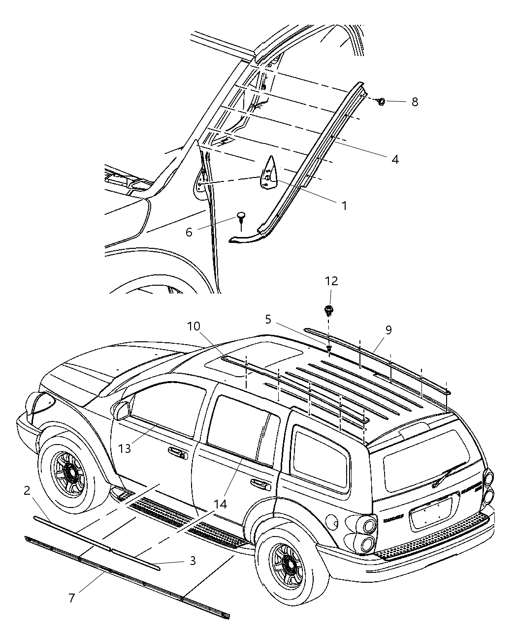 Mopar 68035261AA Clip