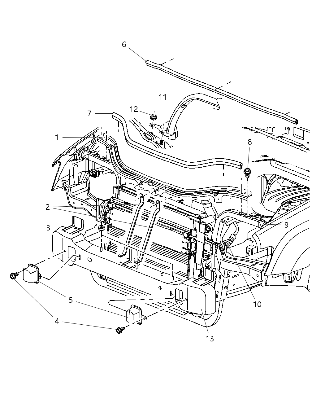 Mopar 5143322AC Insulator-Radiator