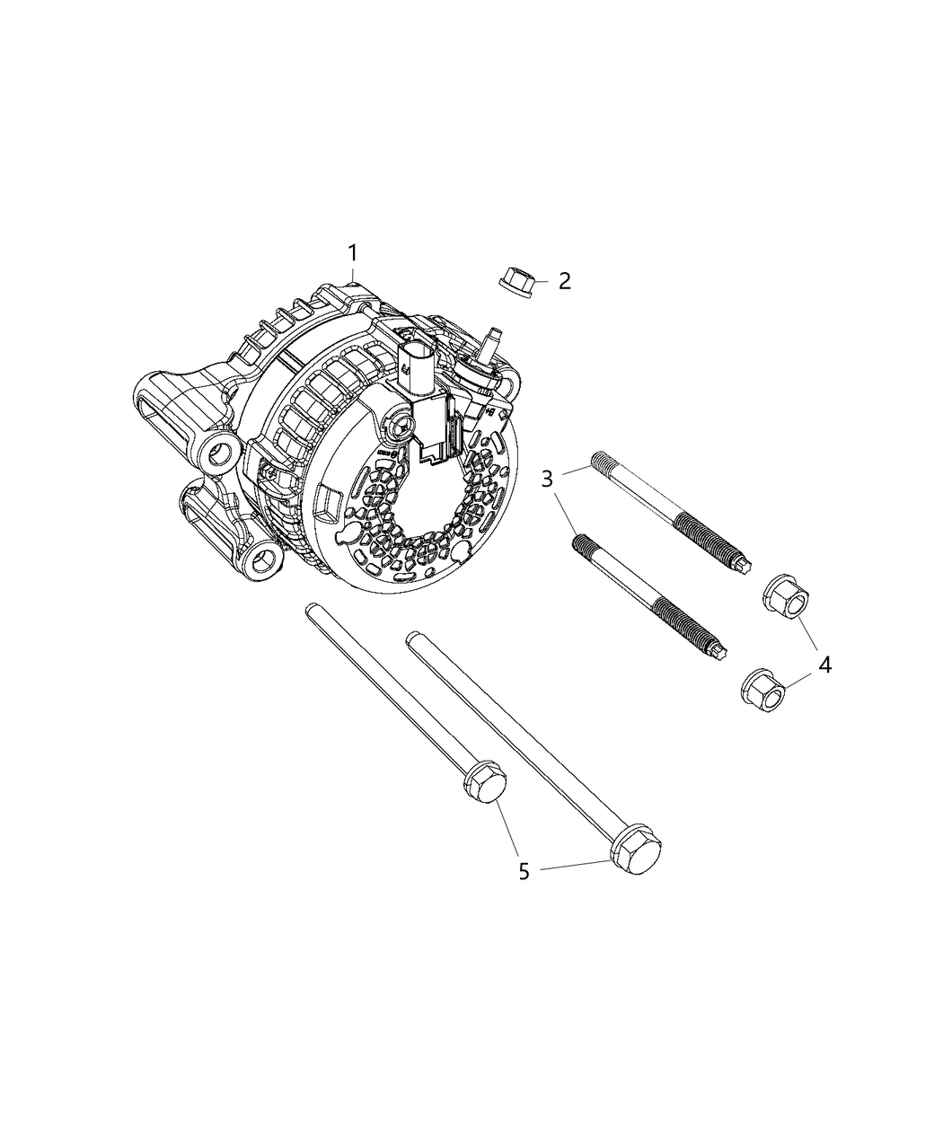 Mopar 68297398AA Generator-Engine