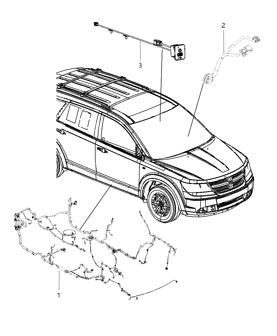 Mopar 68097035AA Wiring-Unified Body