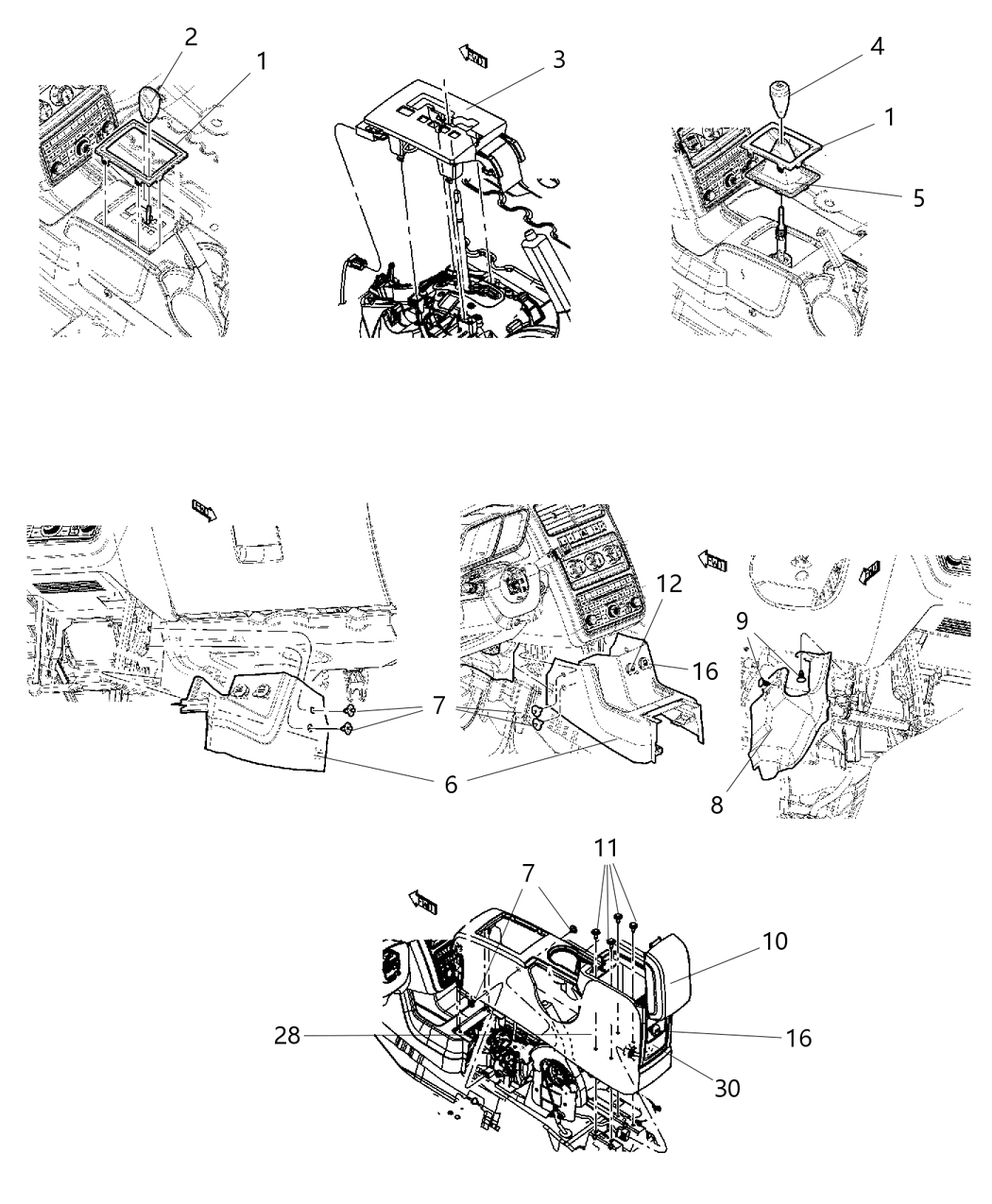 Mopar 4766338AB Boot-GEARSHIFT