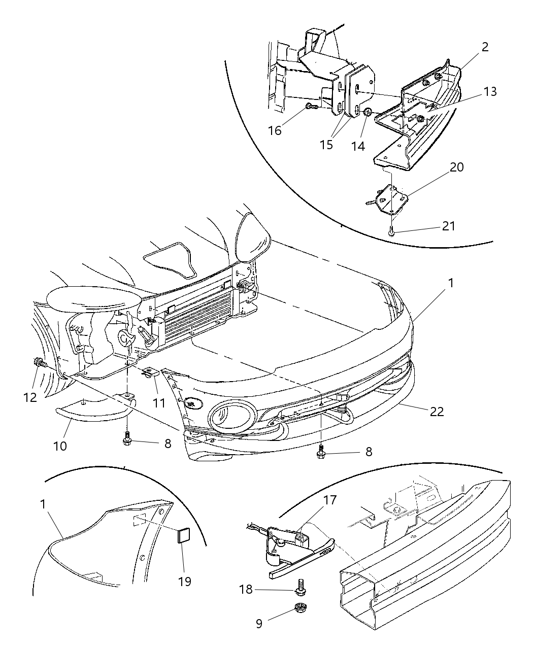 Mopar 4854247AA DEFLECTOR-Air