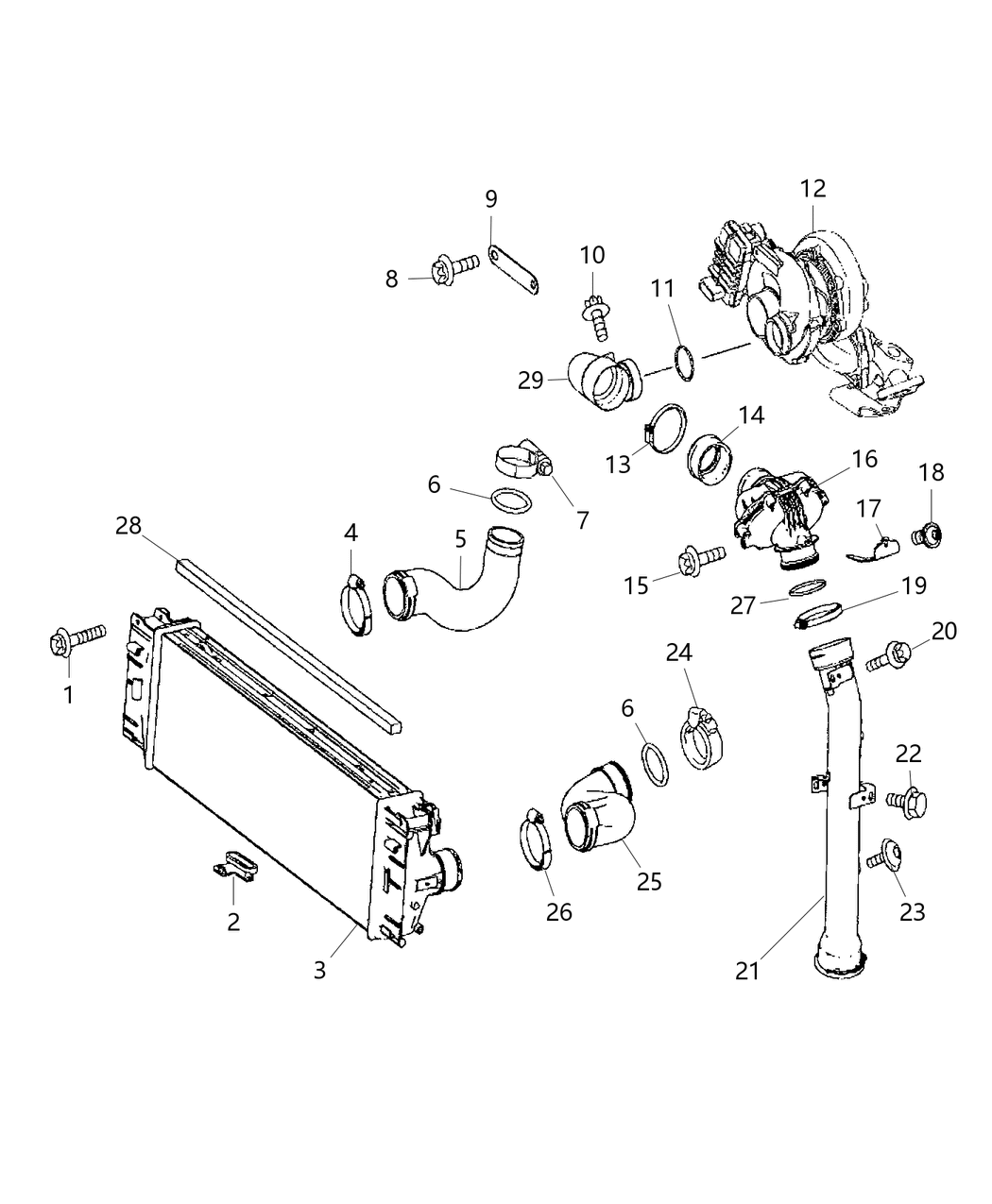 Mopar 68051340AA Seal