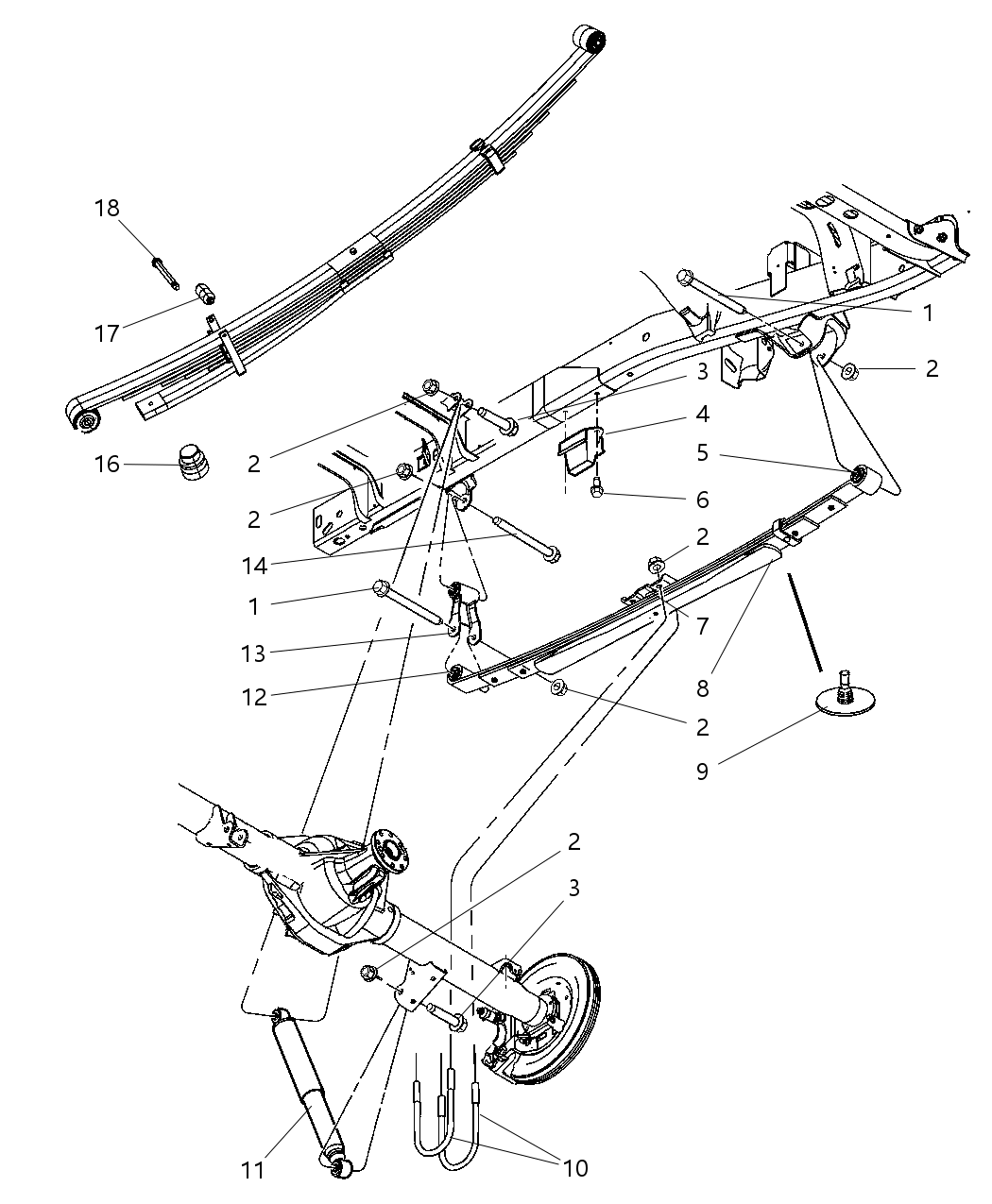 Mopar 52106737AA SHACKLE-Spring