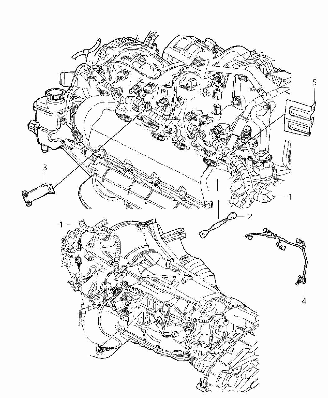 Mopar 4801396AC Wiring-Engine