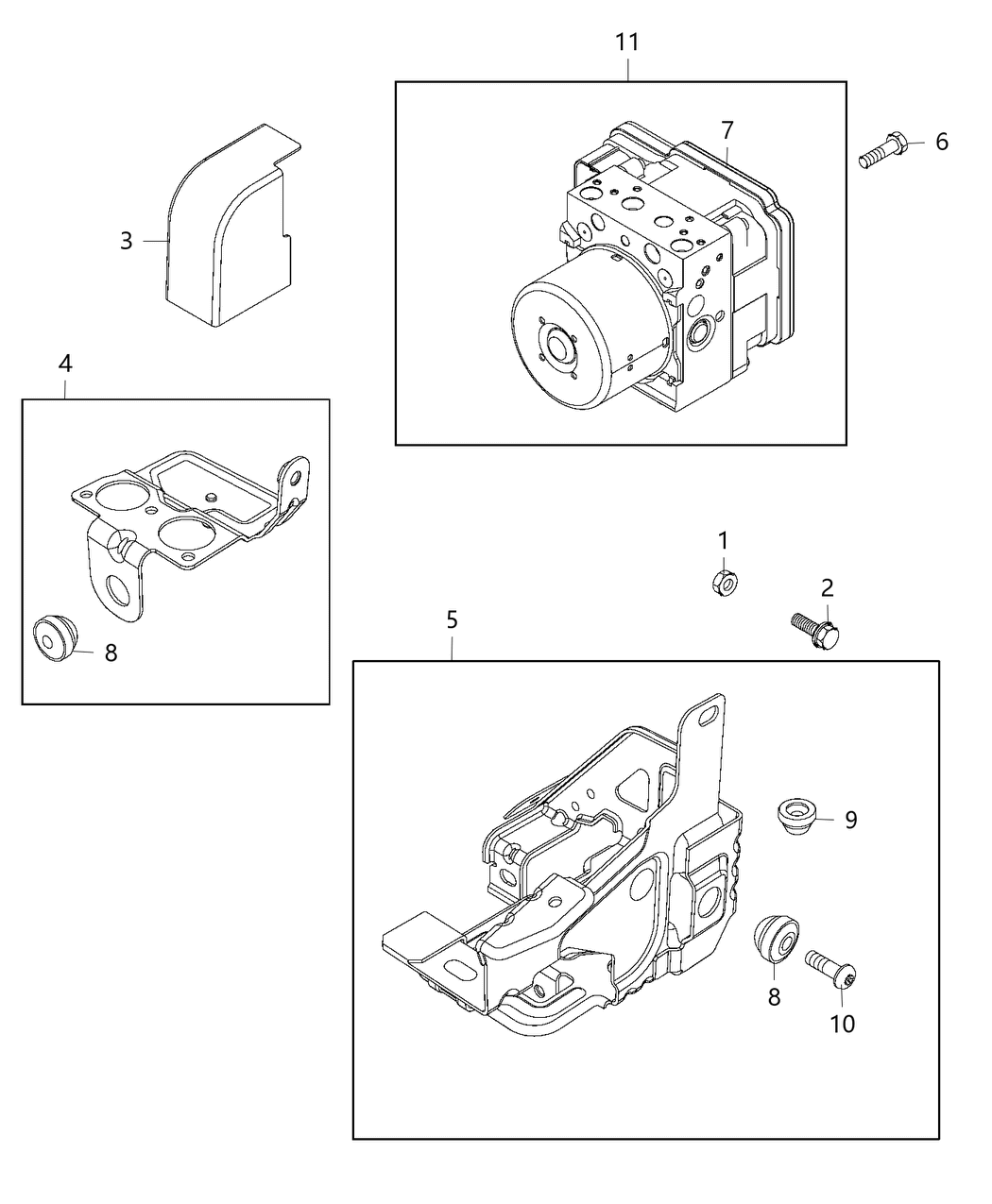 Mopar 6107021AA Bolt-HEXAGON FLANGE Head