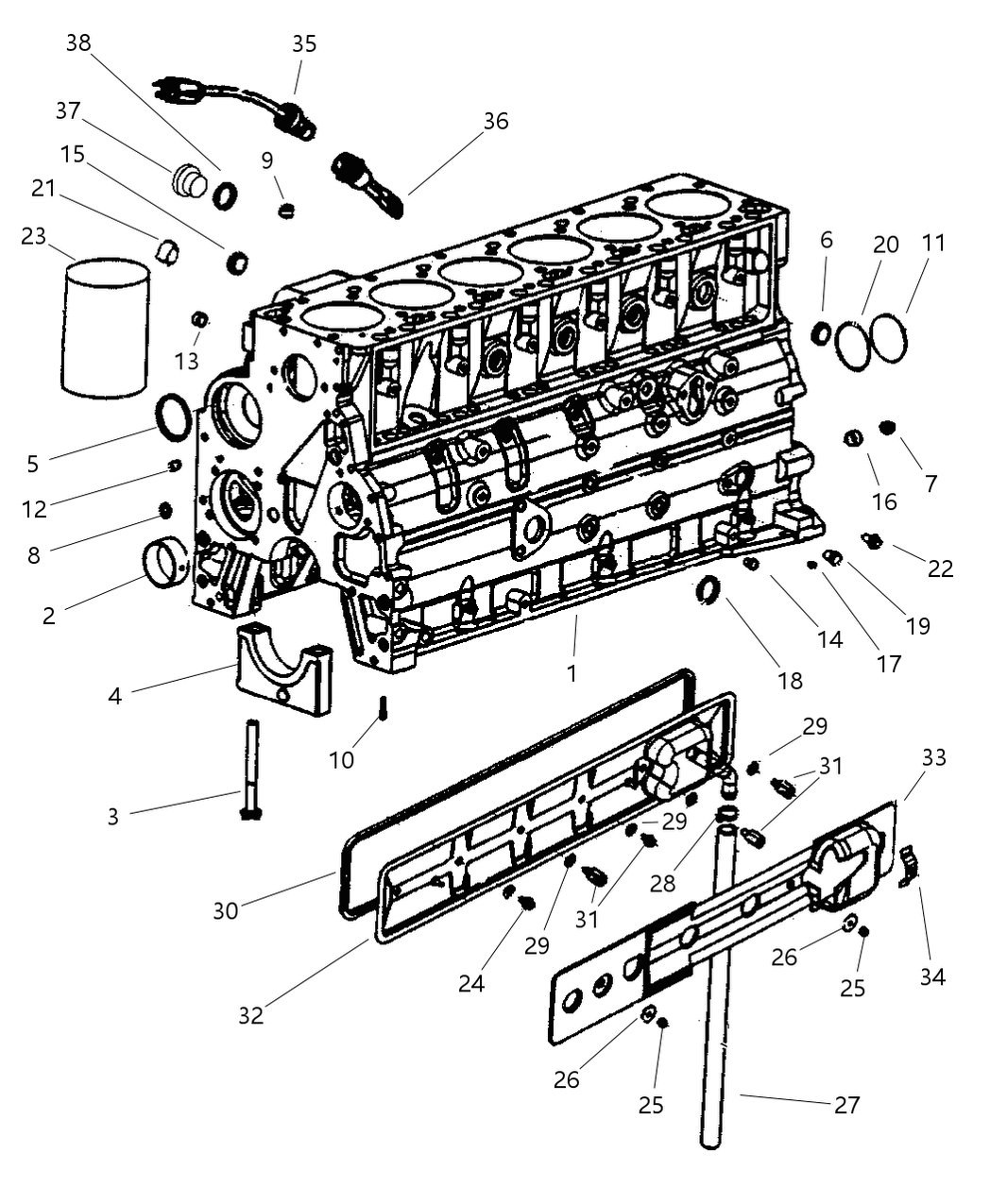 Mopar 5011780AA None-Block Hardware