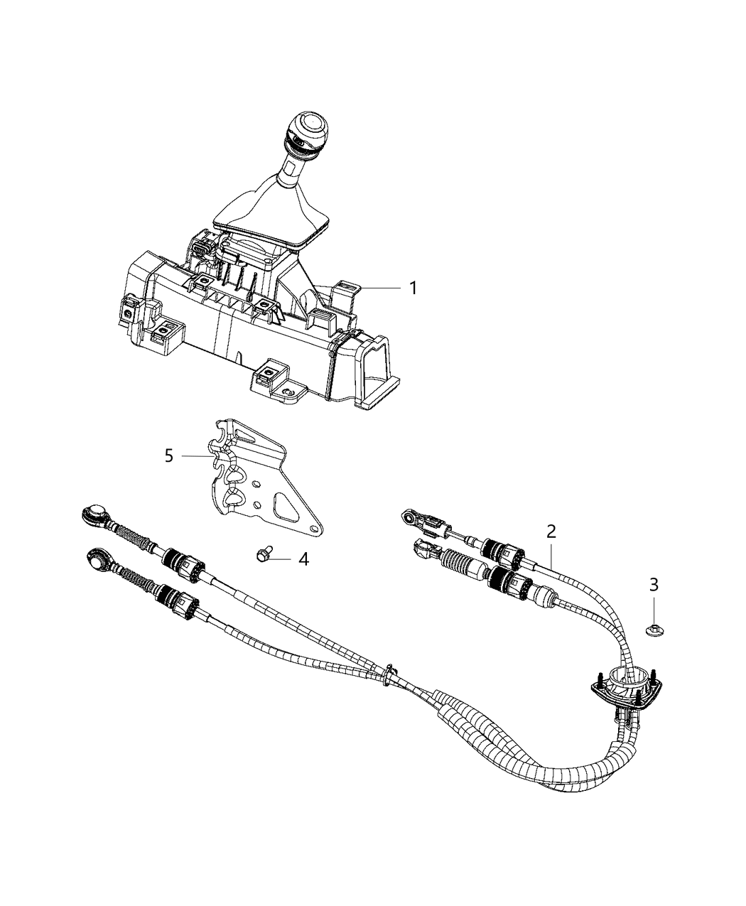 Mopar 5106281AB Bracket-Shift Cable