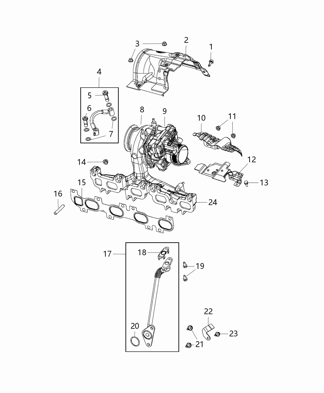 Mopar 68303261AA Shield-Heat