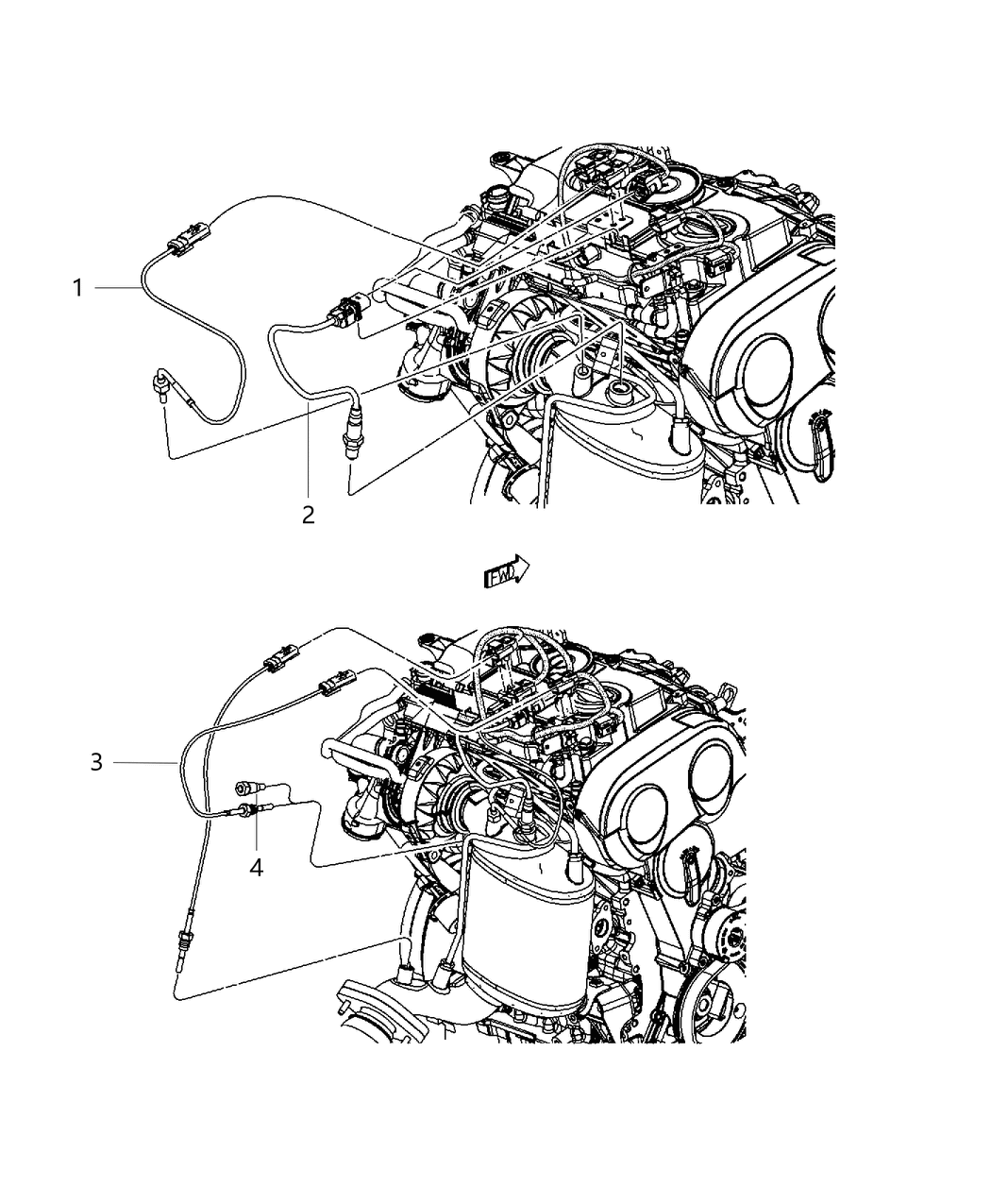 Mopar 68082426AB Sensor-Exhaust Temperature