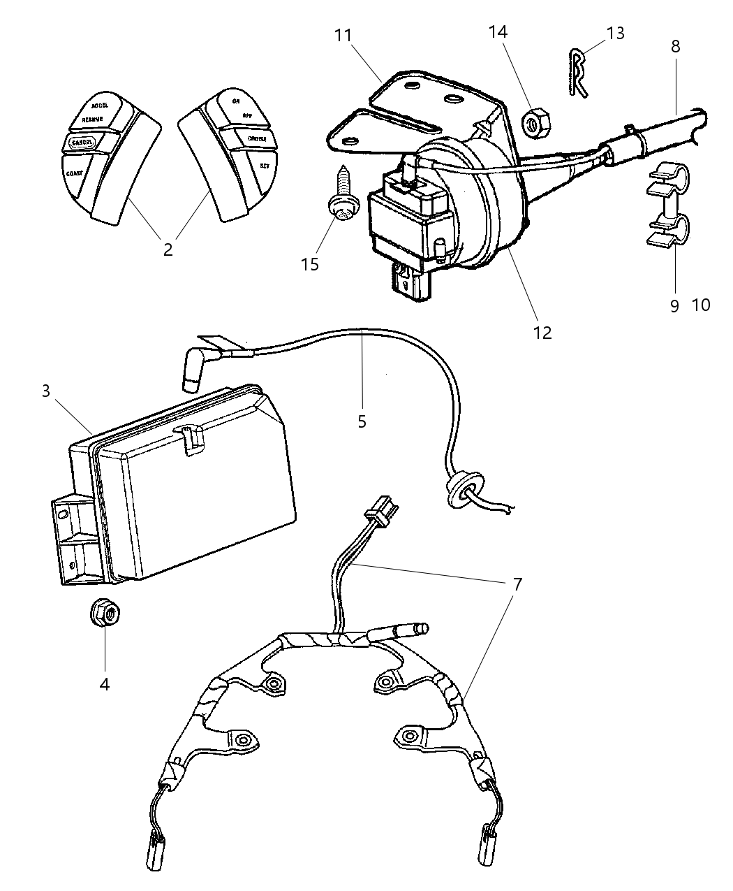 Mopar 82207489 Ctrl Pkg-Speed Control