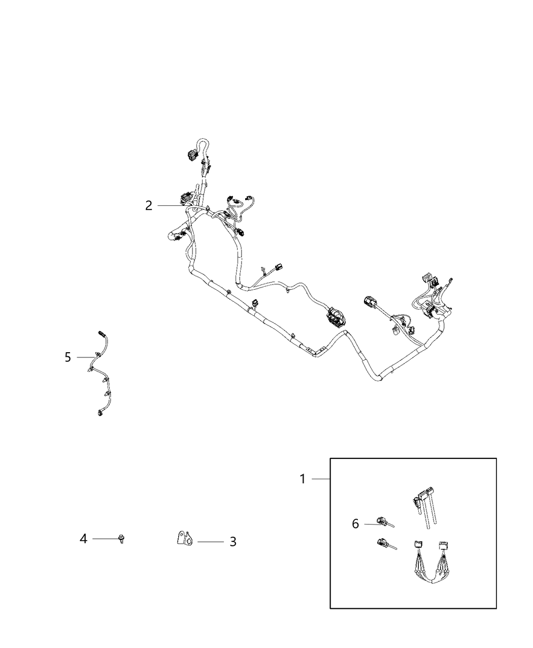 Mopar 52112323AD Wiring-Front End Module