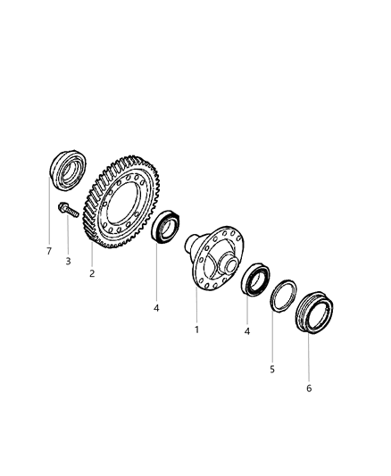 2012 Dodge Journey Differential Diagram