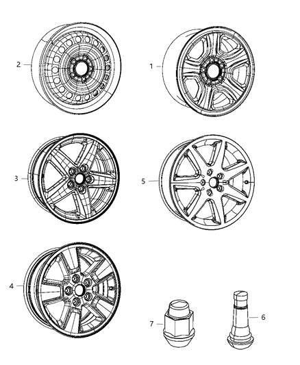 2011 Jeep Liberty Spare Tire Diagram