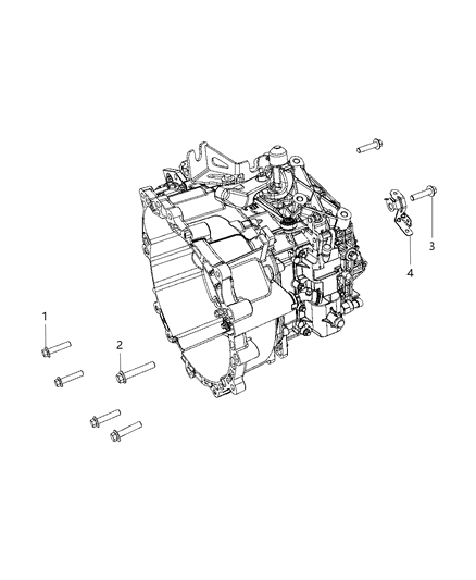 2012 Dodge Dart Mounting Bolts Diagram 2