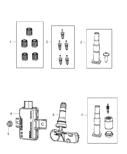 2013 Jeep Grand Cherokee Tire Monitoring System Diagram