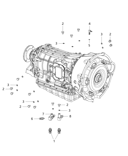 2016 Ram 3500 Plugs - Vents & Quick Connectors Diagram 1