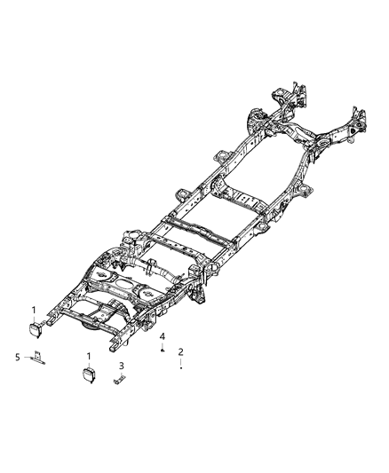 2020 Ram 2500 Lamps - Rear Diagram 5