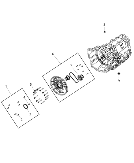 2015 Dodge Charger Oil Pump & Related Parts Diagram 1