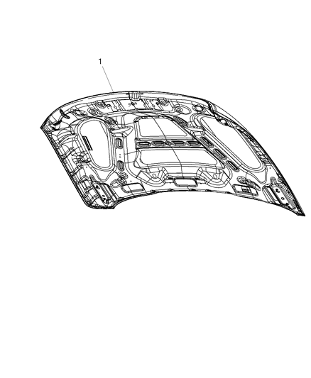 2016 Ram ProMaster 2500 Hood Diagram