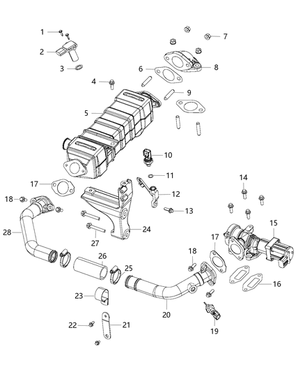 2018 Ram 3500 EGR System Diagram 2